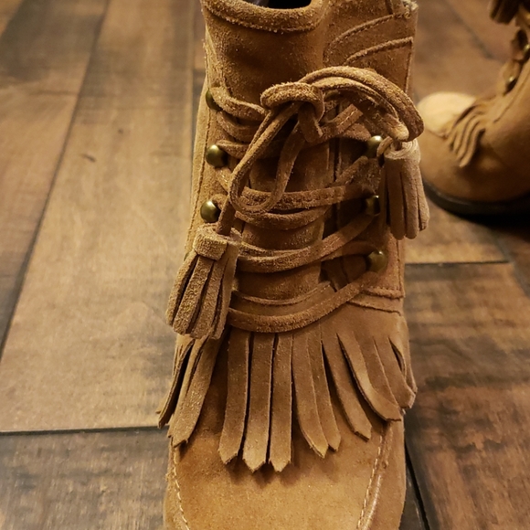 Pegabo suede heeled booties. Size 37 - Picture 6 of 11